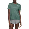 Nike Dri-fit Crewneck T-shirt In Bicoastal/white