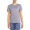 Nike Dri-fit Crewneck T-shirt In Purple Ink/pure