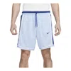 Nike Dri-fit Dna+ Basketball Shorts 'light Blue' In White