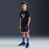 Nike Dri-fit Dna Big Kids' (boys') Basketball Shorts In Black