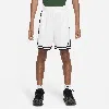 Nike Dri-fit Dna Big Kids' (boys') Basketball Shorts In White