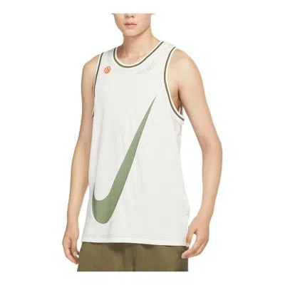 Nike Dri-fit Dna Logo Tank 'white Green'