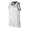 Nike Dri-fit Dna Printing Basketball Vest Gray White