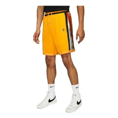 Nike Dri-fit Dna+ Rayguns Basketball Shorts 'yellow' In Burgundy