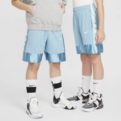 Nike Dri-fit Elite 23 Big Kids' (boys') Basketball Shorts In Blue