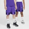 Nike Dri-fit Elite 23 Big Kids' (boys') Basketball Shorts In Purple