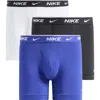 Nike Dri-fit Essential Assorted 3-pack Stretch Cotton Boxer Briefs
