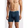 Nike Dri-fit Essential Assorted 3-pack Stretch Cotton Boxer Briefs In Glacier/picante/armory