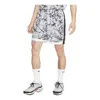 Nike Dri-fit F.c. 5 Inch Shorts 'white Black'