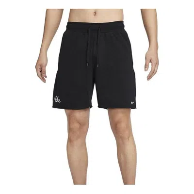 NIKE NIKE DRI-FIT FLEECE GYM SHORTS 'BLACK'