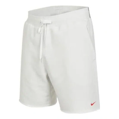 Nike Dri-fit Fleece Gym Shorts 'white'