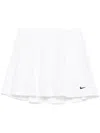 Nike Swoosh-logo Print Shorts In White