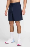 Nike Dri-fit Form Athletic Shorts In Obsidian/black