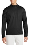 Nike Dri-fit Half Zip Golf Top In Black