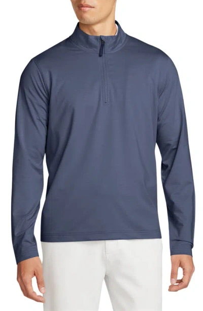 Nike Dri-fit Half Zip Golf Top In Blue
