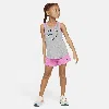 Nike Dri-fit Happy Camper Little Kids' Mesh Shorts Set In Pink