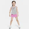 Nike Babies' Dri-fit Happy Camper Toddler Mesh Shorts Set In Pink