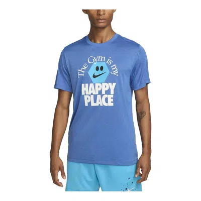 Nike Dri-fit Happy Place T-shirt 'blue'