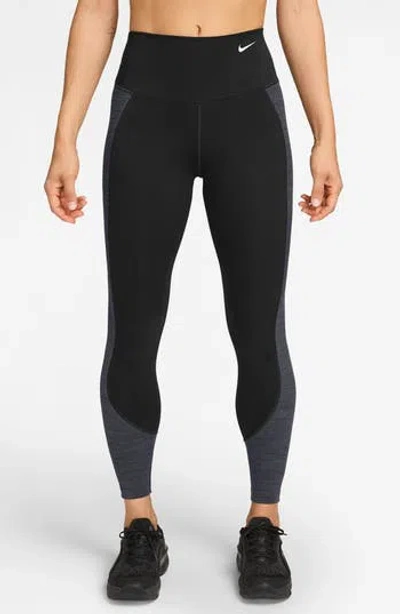 Nike Dri-fit High Waist 7/8 Leggings In Black