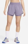 Nike Women's One Dri-fit High-waisted 3" 2-in-1 Shorts In Daybreak