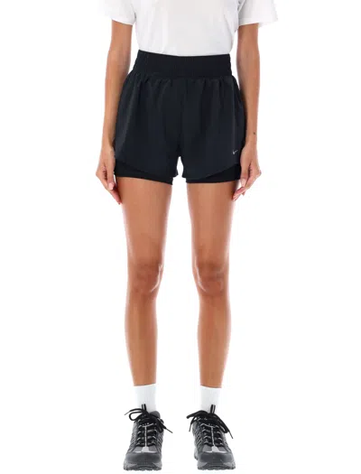 Nike Dri-fit High-waisted Shorts In Black