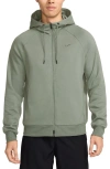 Nike Men's Primary Fleece Dri-fit Uv Full-zip Performance Hoodie In Jade Horizon/ Jade Horizon