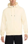 Nike Men's Primary Fleece Dri-fit Uv Full-zip Performance Hoodie In Pale Ivory/ Pale Ivory