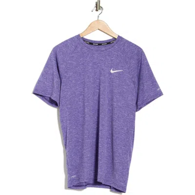 Nike Dri-fit Hydroguard Rashguard In Purple