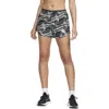 Nike Dri-fit Icon Clash Tempo Luxe Running Shorts In Black/driftwood/white