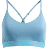 Nike Indy Light Support Padded Adjustable Sports Bra In Smokey Blue