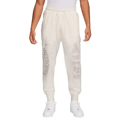 Nike Dri-fit Ja Morant Standard Issue Pants 'white' In Neutral