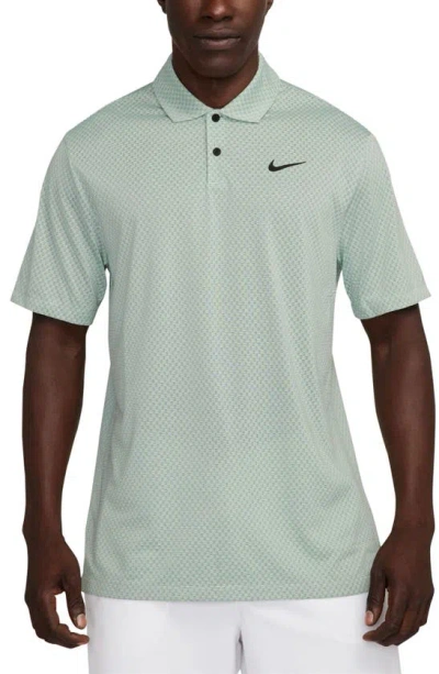Nike Dri-fit Jacquard Golf Polo In Glacier Blue/ Lemon Twist