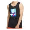 Nike Dri-fit Jdi Training Casual Sports Breathable Vest Black In Multi