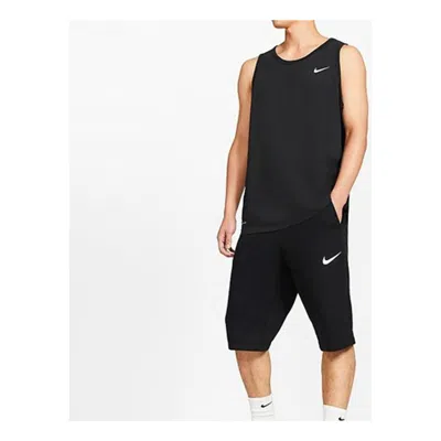 Nike Dri-fit Knit Training Quick Dry Shorts Black