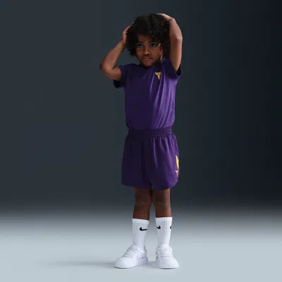 Nike Babies' Dri-fit Kobe Bryant Toddler Shorts In Purple