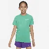 Nike Dri-fit Legend Big Kids' Training T-shirt In Green