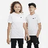 Nike Dri-fit Legend Big Kids' Training T-shirt In White