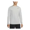 Nike Legend Long Sleeve Dri-fit Training T-shirt In Gray