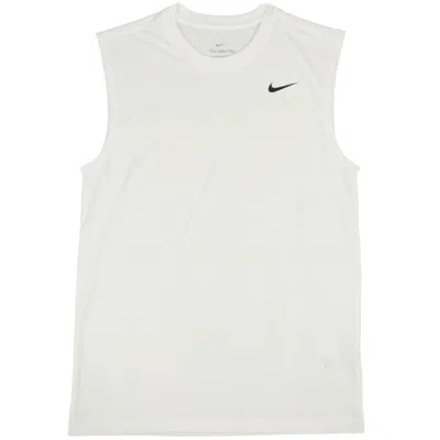 Nike Dri-fit Legend Sleeveless T-shirt 'white Black'