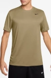 Nike Dri-fit Legend T-shirt In Brown
