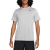 Nike Men's Dri-fit Legend Fitness T-shirt In Tumbled Grey/silver