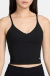 Nike Indy Light Support Sports Bra Tank Top In Black