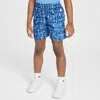 Nike Dri-fit Little Kids' Bold Move Woven Shorts In Blue