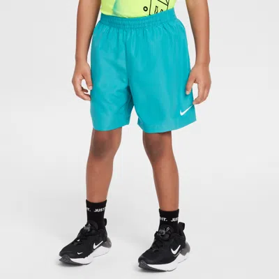 Nike Dri-fit Little Kids' Icon Woven Shorts In Green