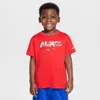 Nike Dri-fit Little Kids' Multi Bold Graphic Top In Red