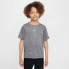 Nike Dri-fit Little Kids' Multi Short Sleeve Top In Black