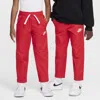 Nike Dri-fit Little Kids' Woven Pants In Red