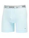 Nike Dri-fit Logo-print Boxer Briefs (pack Of Three) In Blue