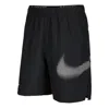 Nike Dri-fit Logo Printing Elastic Waistband Shorts Black