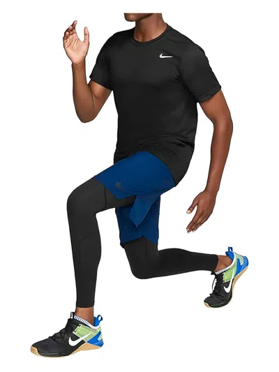 Nike Ready Dri-fit Short Sleeve Fitness Top In Black